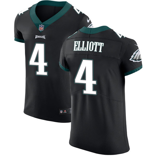Nike Eagles #4 Jake Elliott Black Alternate Men's Stitched NFL Vapor Untouchable Elite Jersey - Click Image to Close